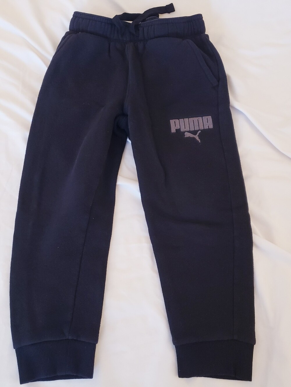 Boys XS Black Puma Jogger Pants
